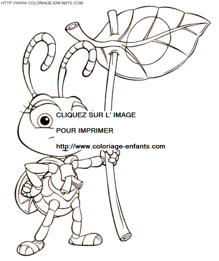 A Bugs Life coloring