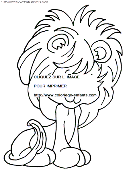 Lions coloring