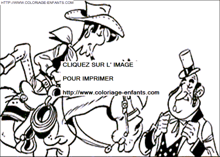 Lucky Luke coloring