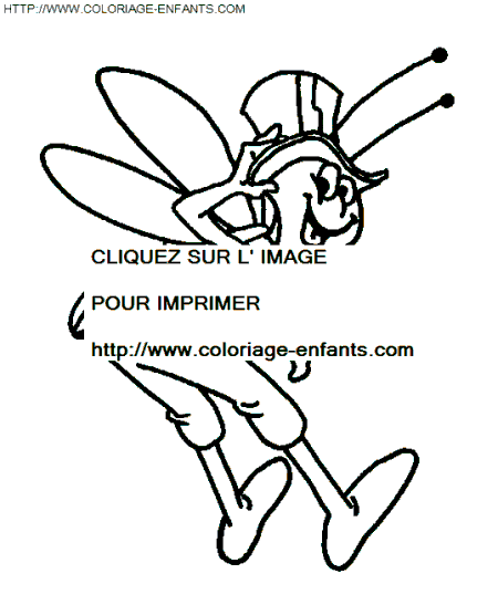 Maya The Bee coloring