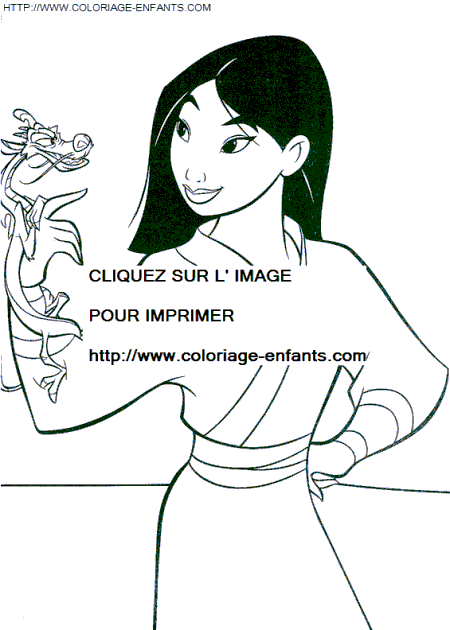 Mulan coloring