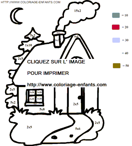 Multiplication coloring