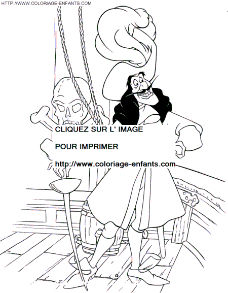 Peter Pan coloring - Peter Pan coloring pages to color - Peter-Pan