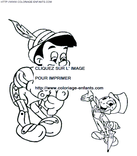 Pinocchio coloring