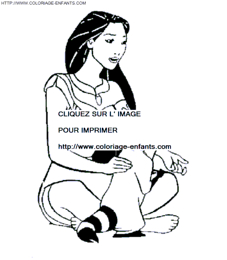 Pocahontas coloring