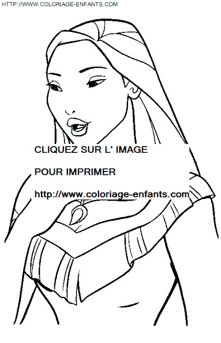 Pocahontas coloring - Pocahontas coloring pages to color - Pocahontas