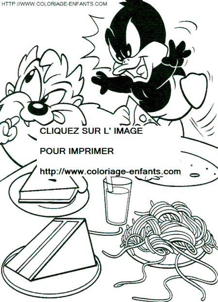 Baby Looney Tunes coloring