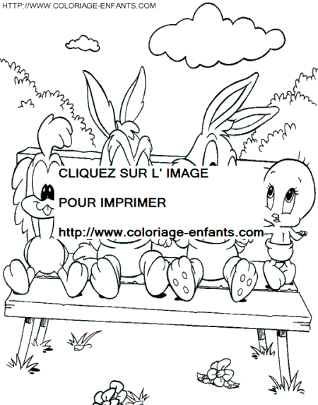 Baby Looney Tunes coloring