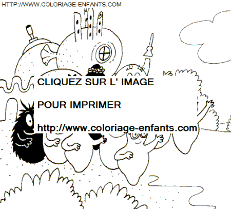 Barbapapa coloring