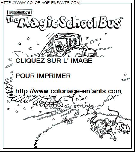 The Magic School Bus coloring