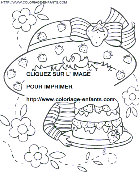 Strawberry Shortcake coloring