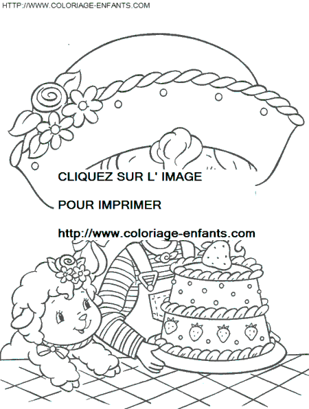 Strawberry Shortcake coloring