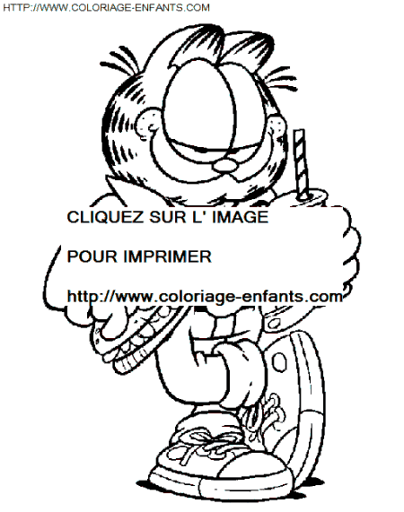 Garfield coloring