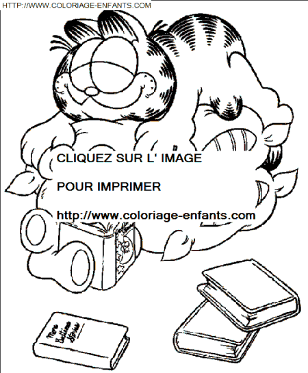 Garfield coloring