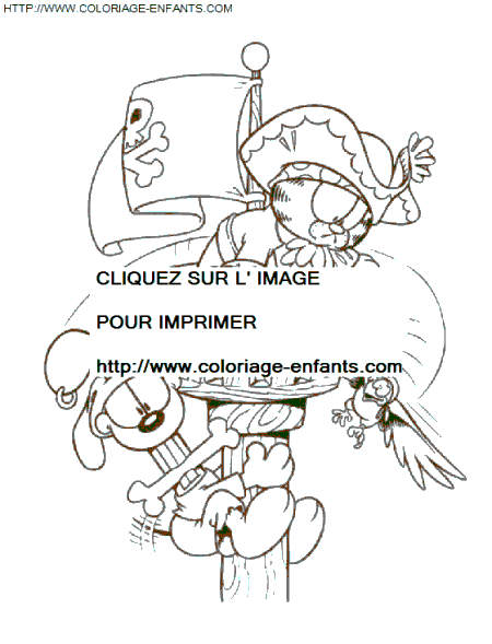 Garfield coloring - Garfield coloring pages to color - Garfield