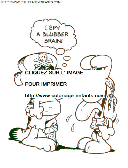 Garfield coloring - Garfield coloring pages to color - Garfield