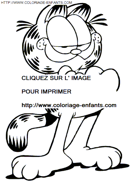 Garfield coloring