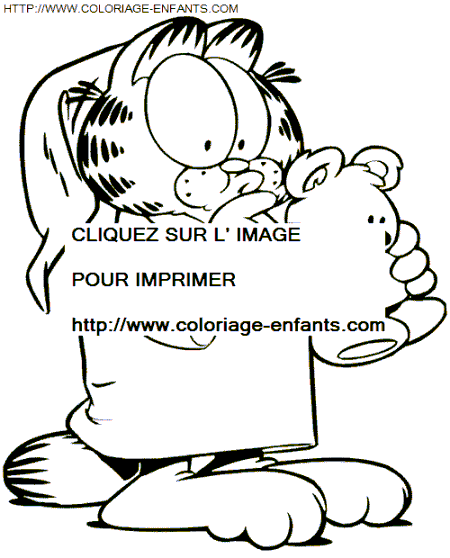 Garfield coloring