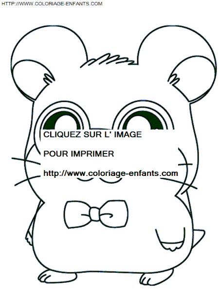 Hamtaro coloring