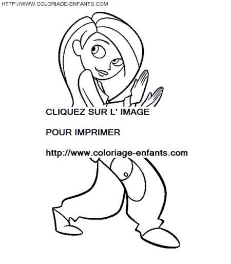 Kim Possible coloring