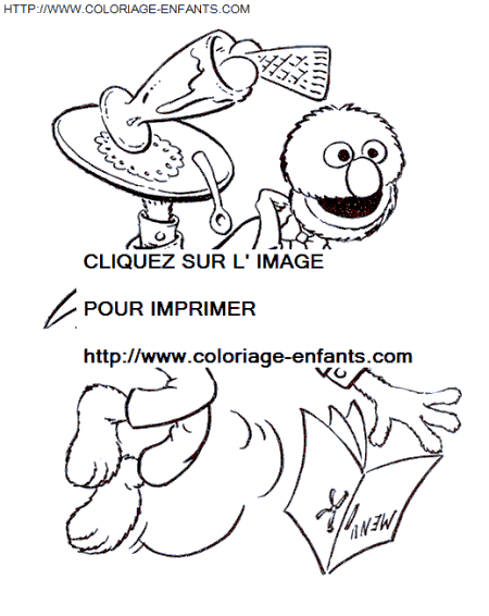 Sesame Street coloring