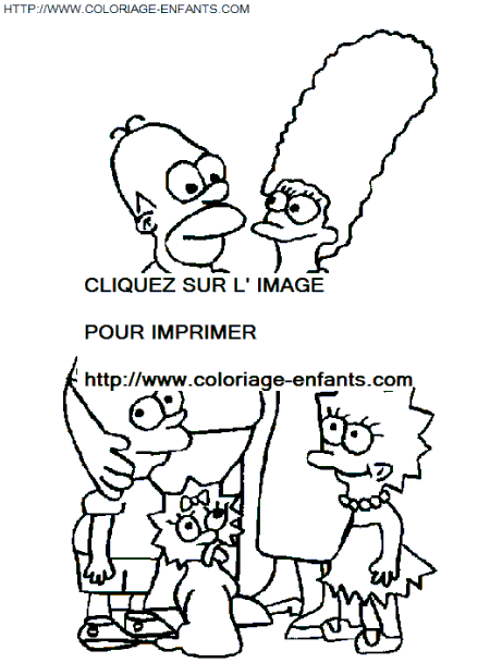 The Simpsons coloring