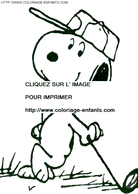 Snoopy coloring