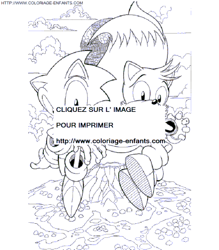 Sonic coloring