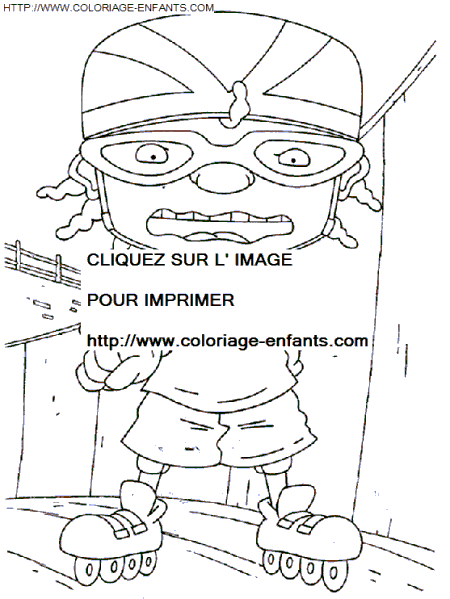 Rocket Power coloring