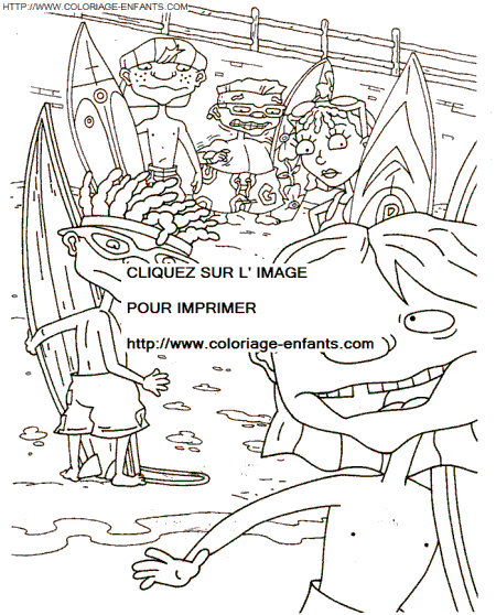 Rocket Power coloring