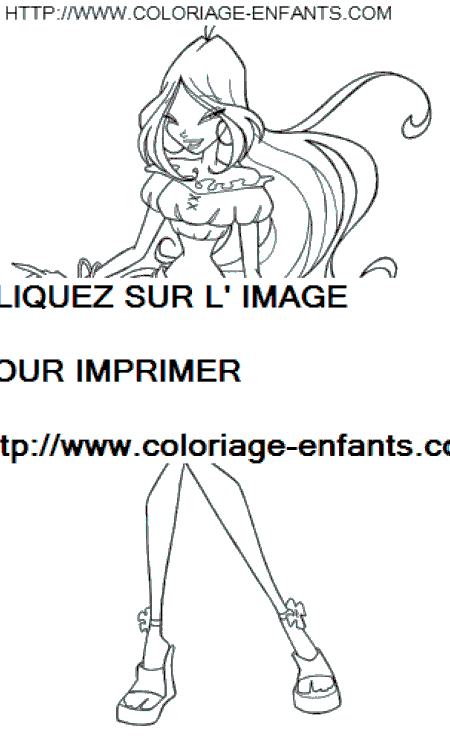 Winx coloring
