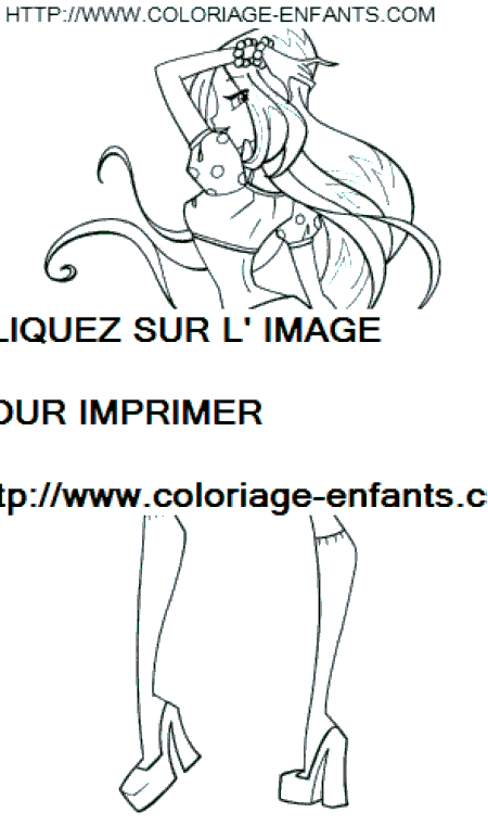 Winx coloring