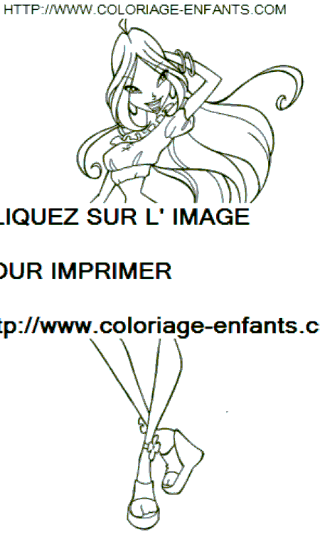 Winx coloring