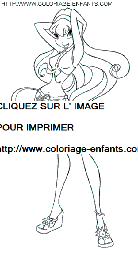 Winx coloring