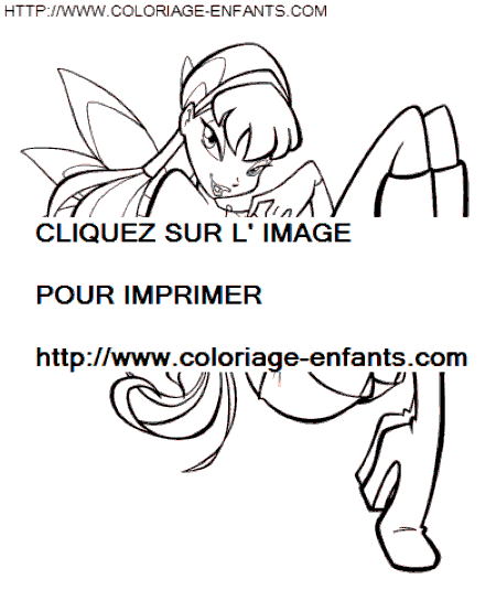 Winx coloring