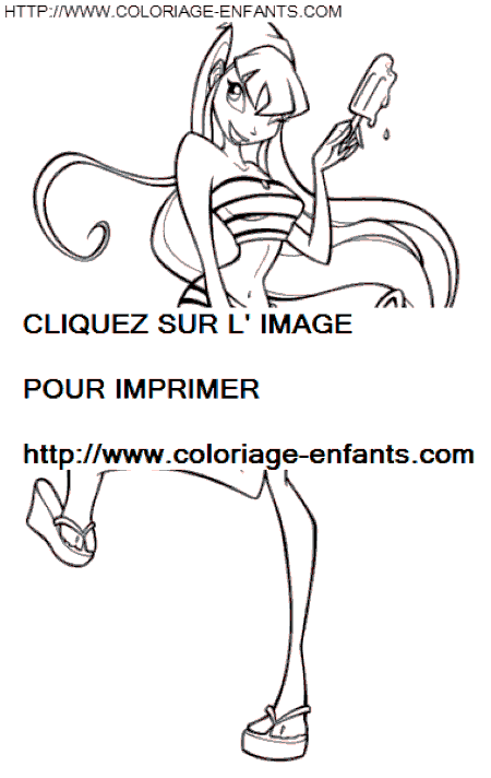 Winx coloring