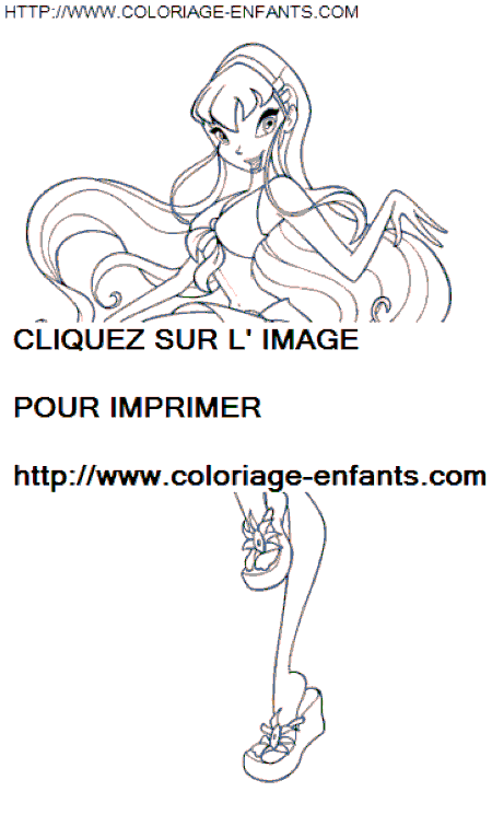 Winx coloring