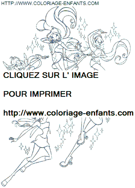 Winx coloring