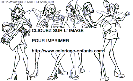 Winx coloring