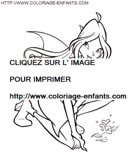 Winx coloring