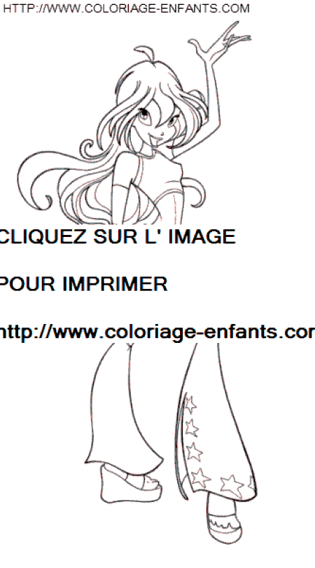 Winx coloring