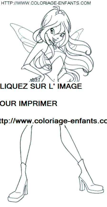 Winx coloring