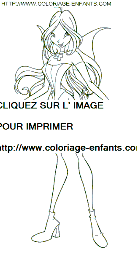 Winx coloring