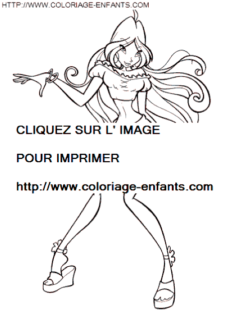 Winx coloring