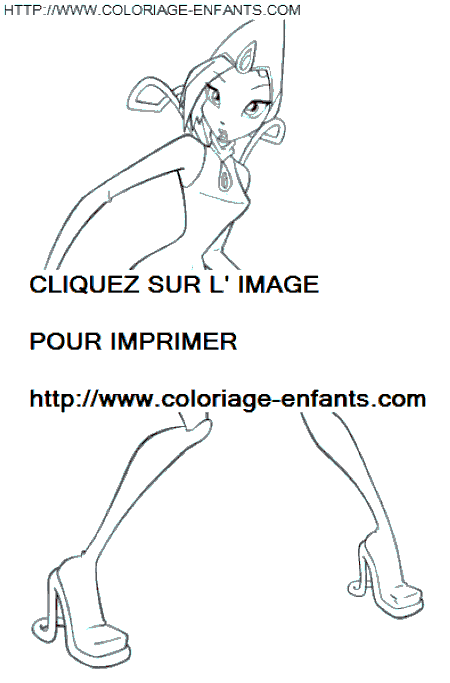 Winx coloring