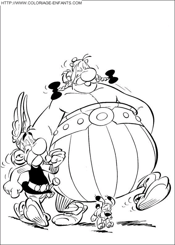 Asterix The Gaul coloring