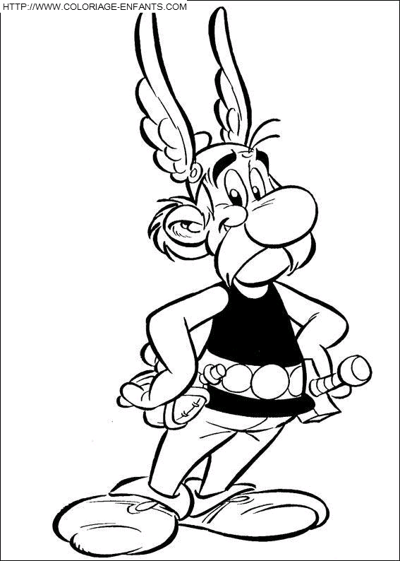 Asterix The Gaul coloring