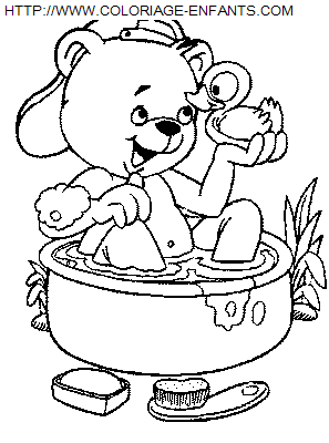 Bath coloring