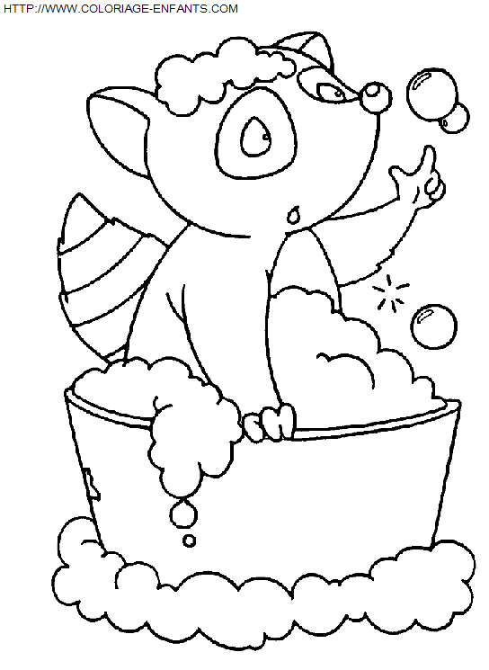 Bath coloring