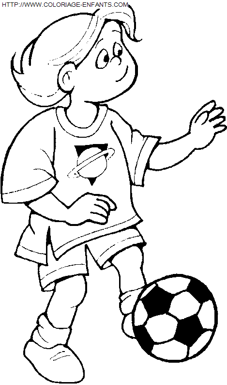 Soccer coloring